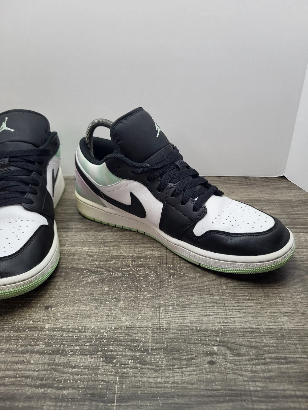 Nike Air Jordan 1 Low Tie Dye Retro Green White DM1199-100 Men's Size 10.5